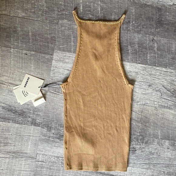 Sandro Vest Top with Rhinestones - Picture 3 of 11